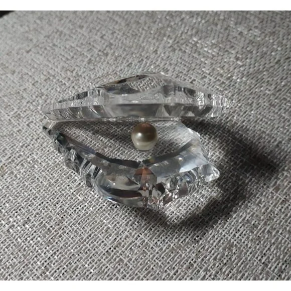 Swarovski Figurine Oyster Shell with Pearl - Picture 4 of 6